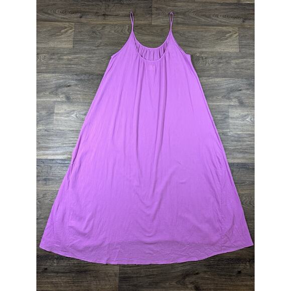 9Seed Lavender Cotton Gauze Long Tulum Tank Dress One Size - Picture 7 of 12